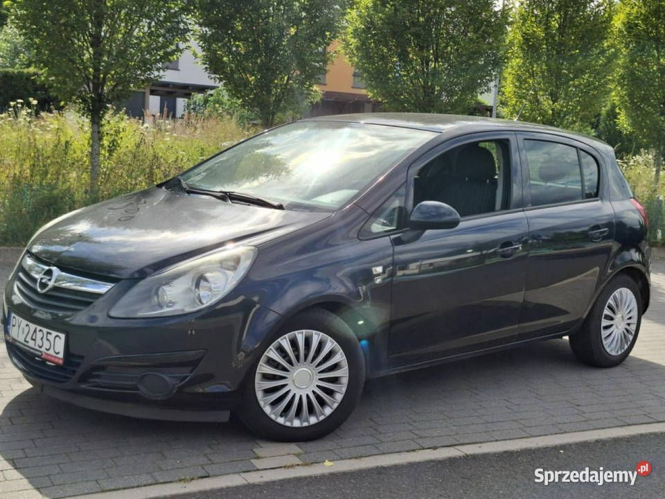 Opel Corsa Benzyna Gaz D 20062014 czarny Corsa wielkopolskie