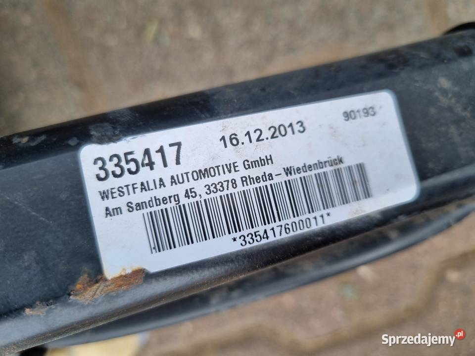 HAK HOLOWNICZY MODUŁ TOYOTA RAV4 IV 14R wielkopolskie