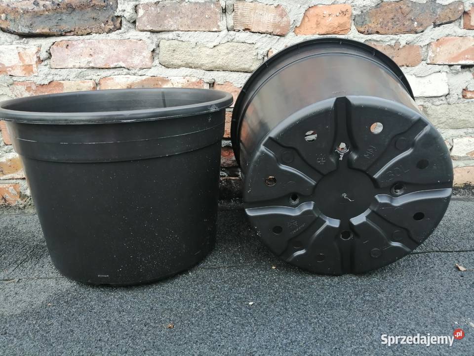 Doniczki 30 L litrów TWARDE NOWE 41 30L Szerokie Siewierz