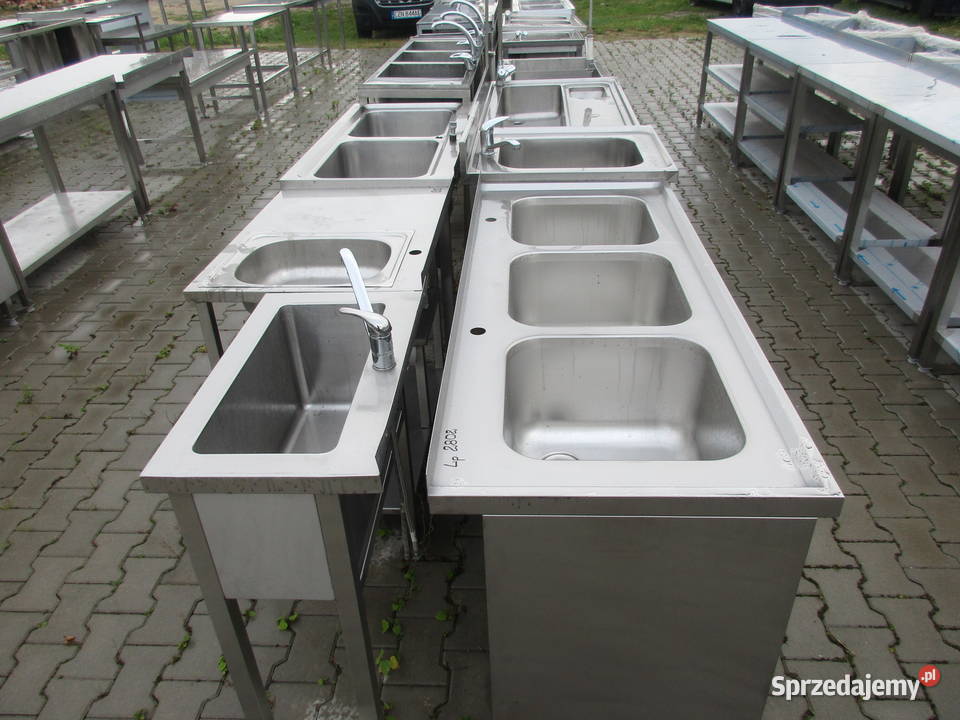 Zlew Szafa Okap Regał MEBLE ZE STALI NIERDZEWNEJ Ostrów Wielkopolski