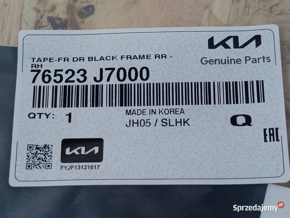 KIA CEED III 18 LISTWA OSŁONA NAKLEJKA OZDOBNA osobowe Pleszew