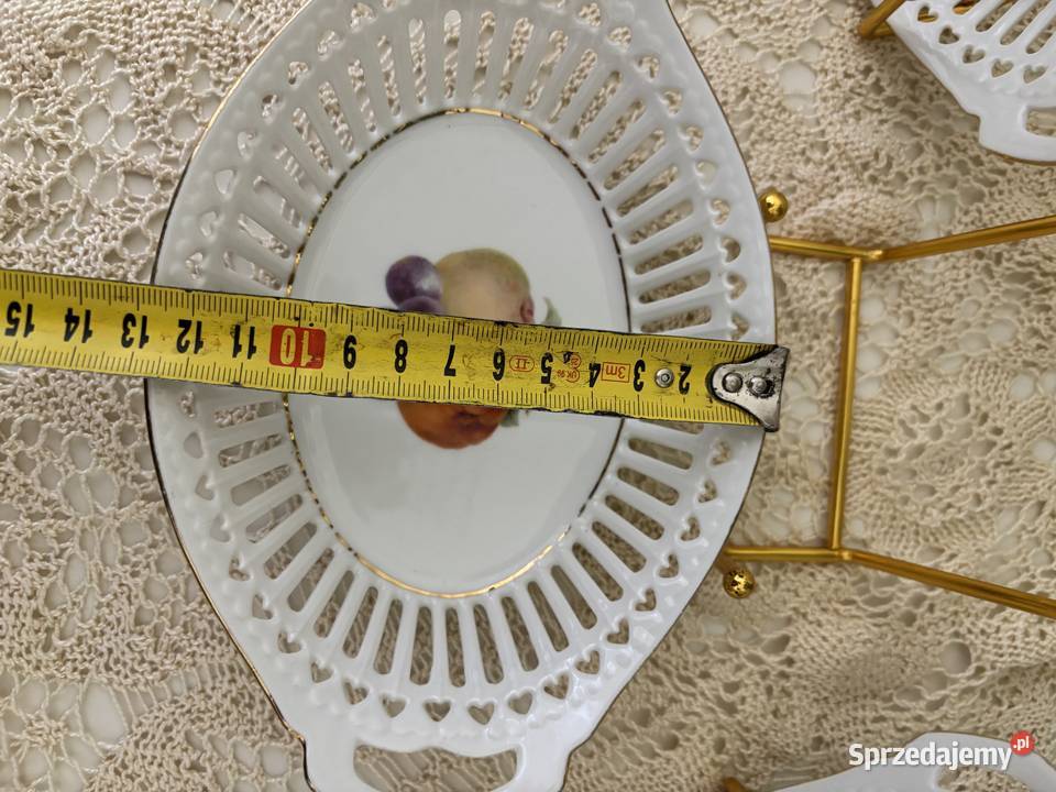 Zestaw ażurowych półmisków łódzkie Sędziejowice sprzedam