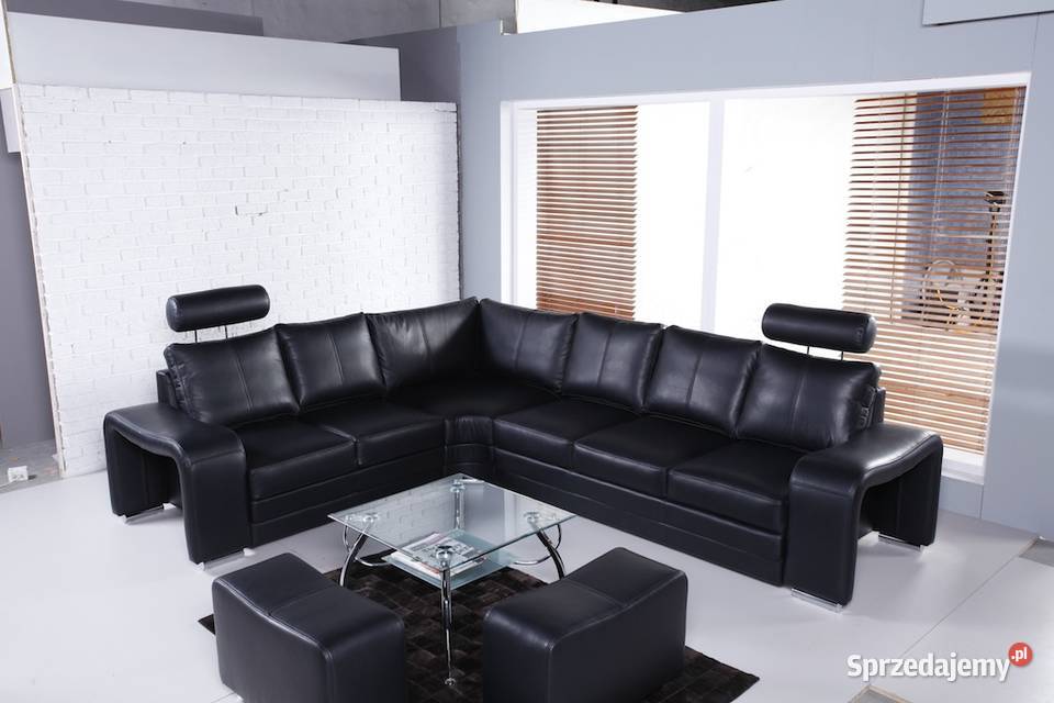 Narożnik Enzo 316x260 skóra naturalna tkanina