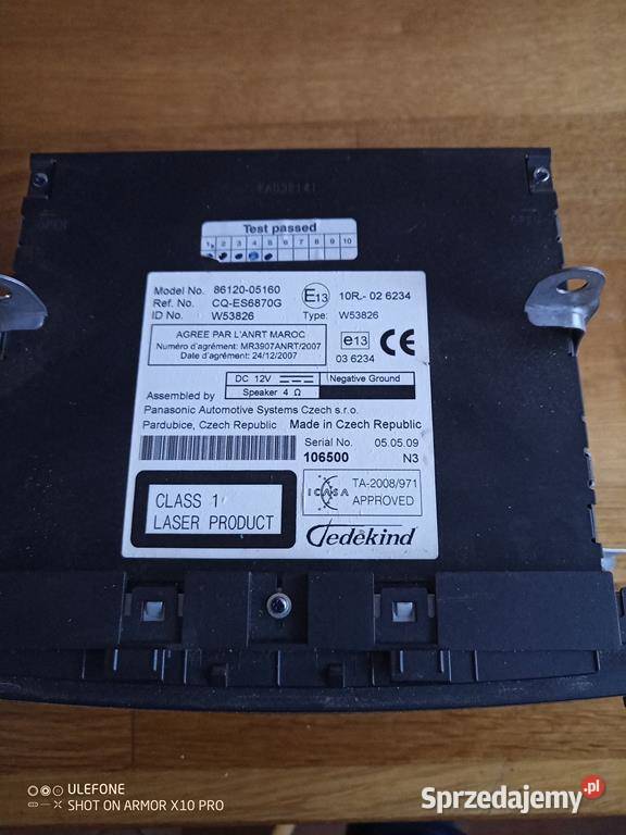 Sprzedam radio do Toyoty Avensis T27 sprawne