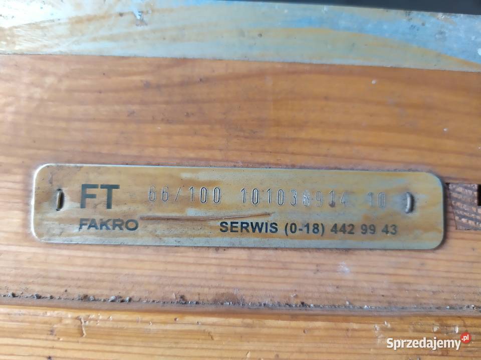 Okno dachowe FAKRO podwójne Staszkówka