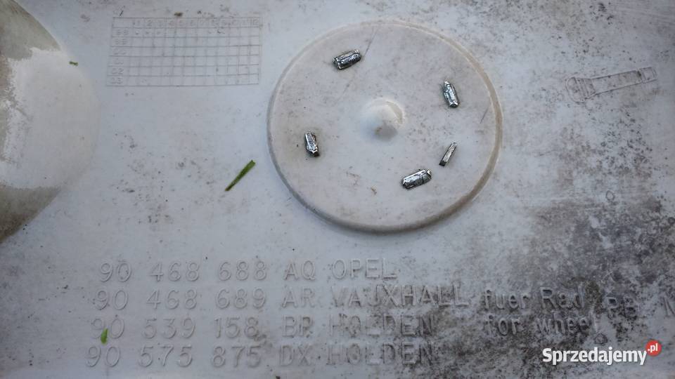 Kołpak oryginalny Opel 90 468 688 AQ osobowe kujawsko-pomorskie Tuszkowo sprzedam