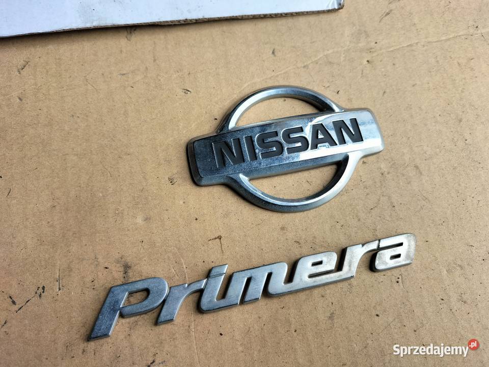 NISSAN PRIMERA P11 LIFT NAPIS ZNACZEK EMBLEMAT Kamień-Kolonia