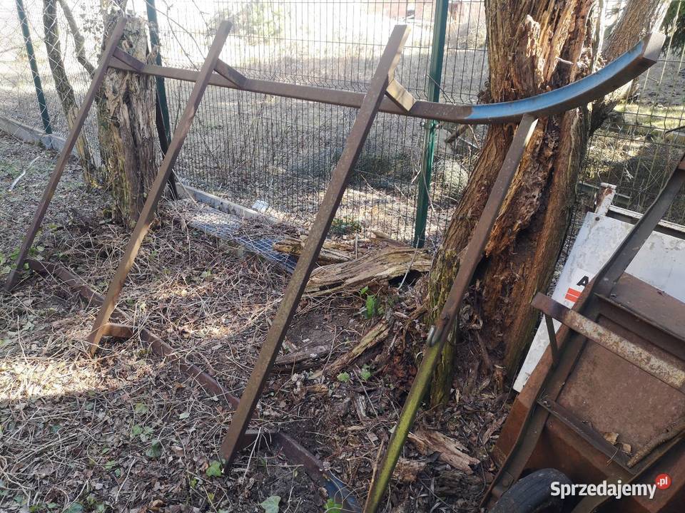 Sanie konne płozy rama metalowa duże wielkopolskie Rogoźno