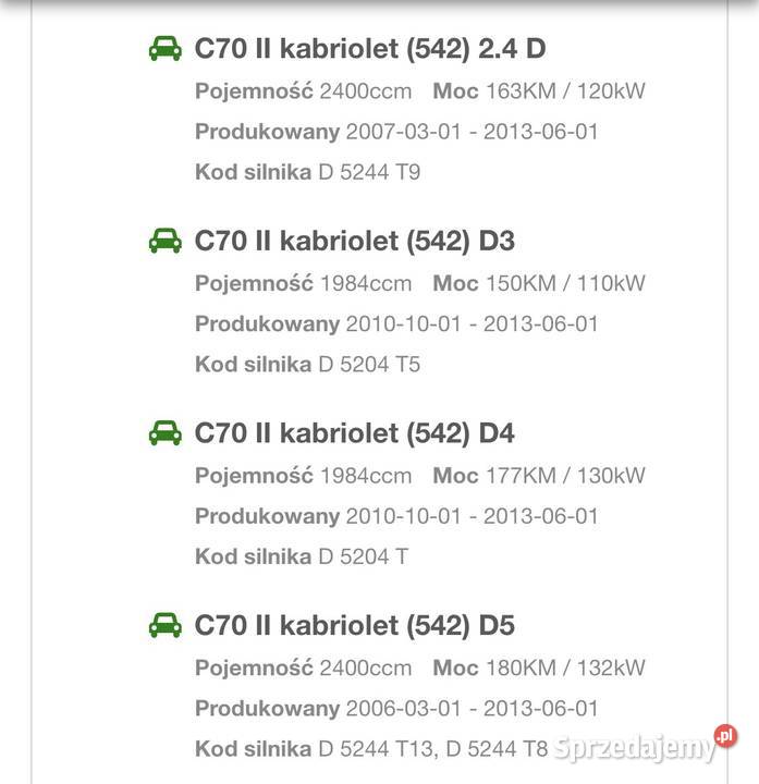 Filtr powietrza KN Volvo Fiat UNIKAT osobowe śląskie Wodzisław Śląski