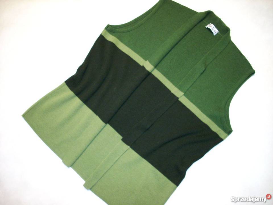 Betty Barclay Kamizelka Sweter z wełną Khaki 46 Nowy Sącz