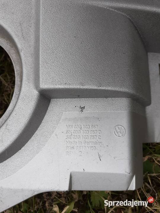 Pokrywa Silnika 03g103967 Vw osobowe Tychy sprzedam