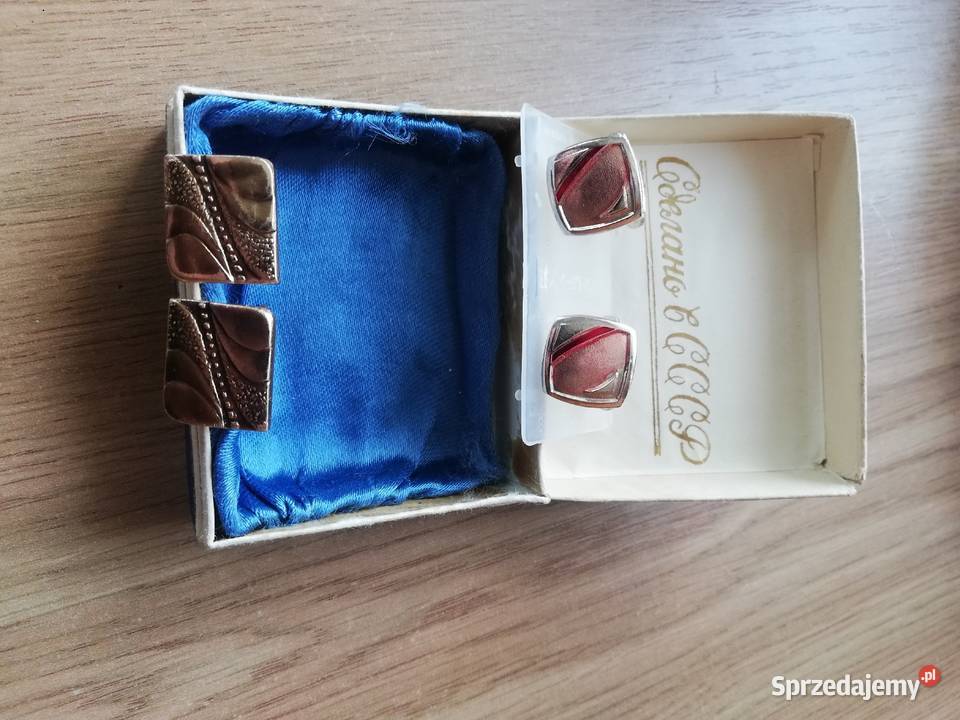 Spinki do mankietów z lat PRL sprzedam