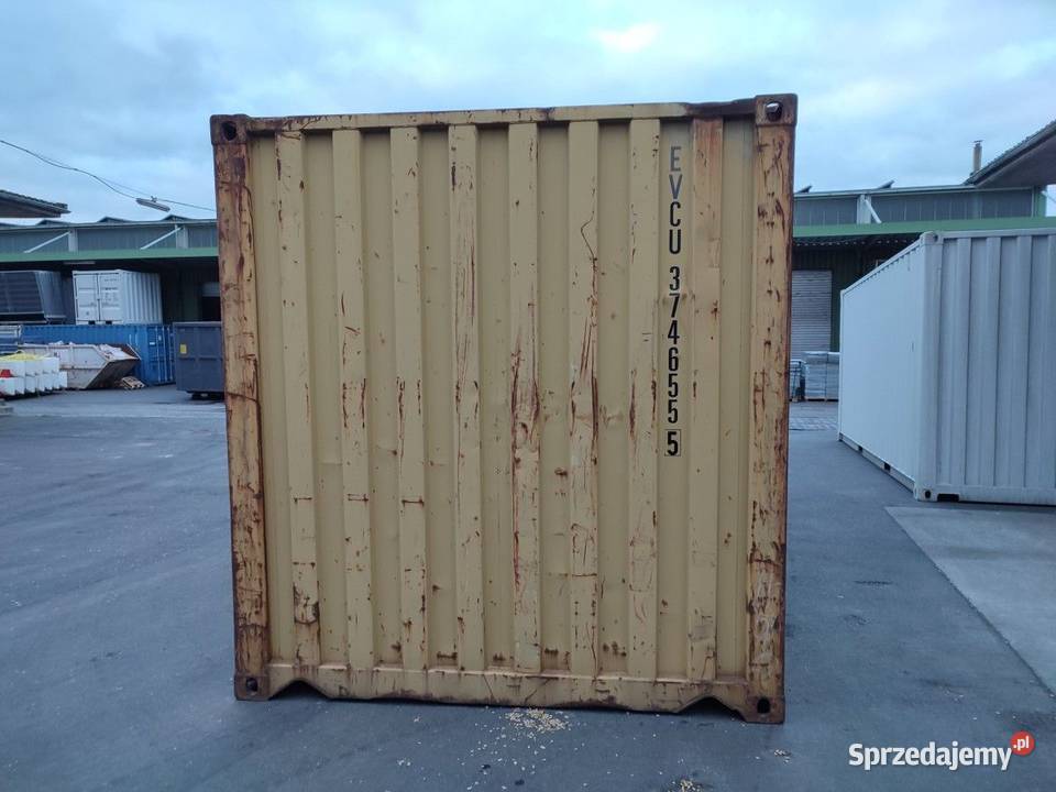 Kontener morski magazynowy 20DV 6 metrowy Nowy Dwór Gdański sprzedam