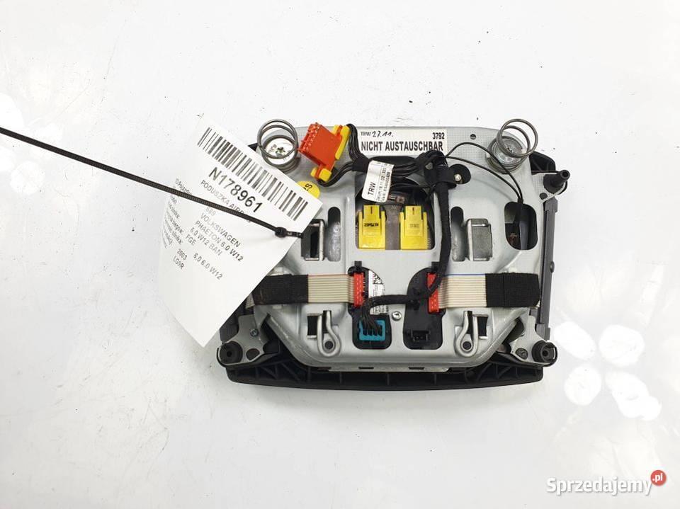 PODUSZKA AIRBAG VOLKSWAGEN PHAETON 60 W12 Lipno