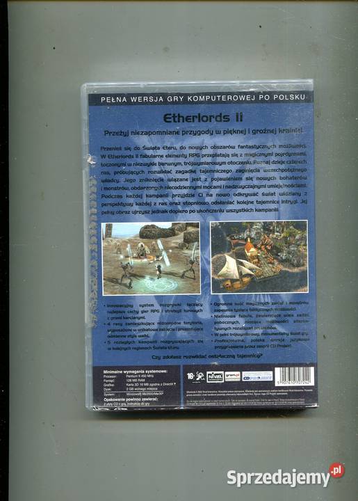 Etherlords II Gra Komputerowa DVD przygodowe