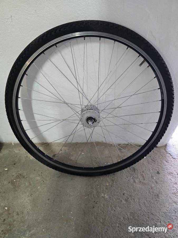 Koło rowerowe aluminiowe z dynamem 28 Czarna Woda