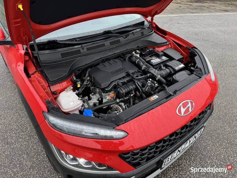 Hyundai Kona BENZYNA Klimatronik Nawigacja asystent pasa ruchu Konin
