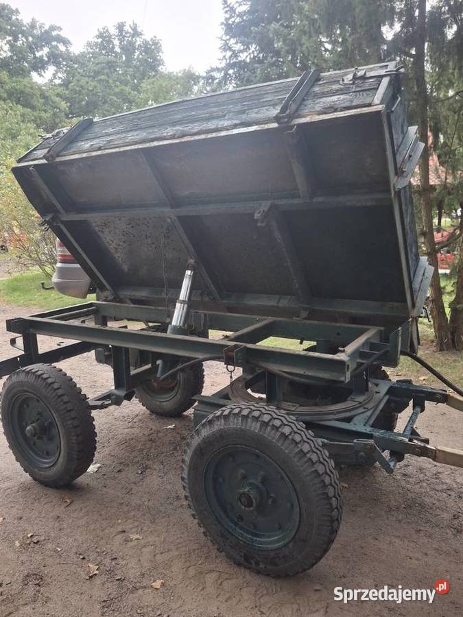 Przyczepka Multicar minitraktorek 3stronny kiper Krosno Odrzańskie sprzedam