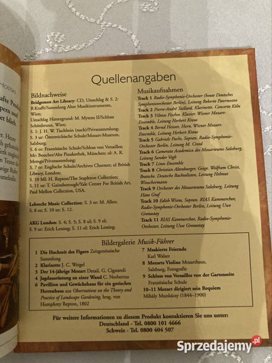 Płyta Cd Album Mozart Musikalische Meisterwerke Czerwionka-Leszczyny