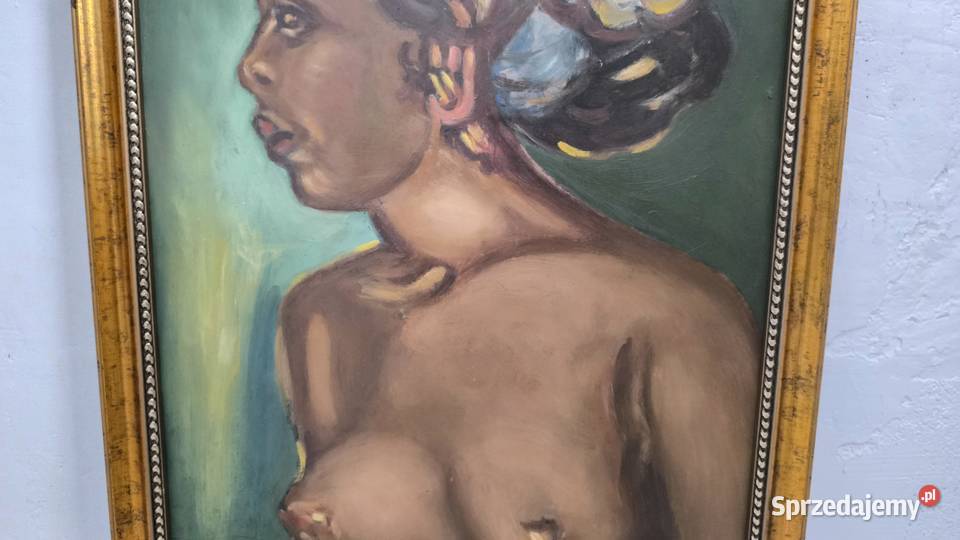 Obraz olejny akt kobiety sygnowany Szewczenko