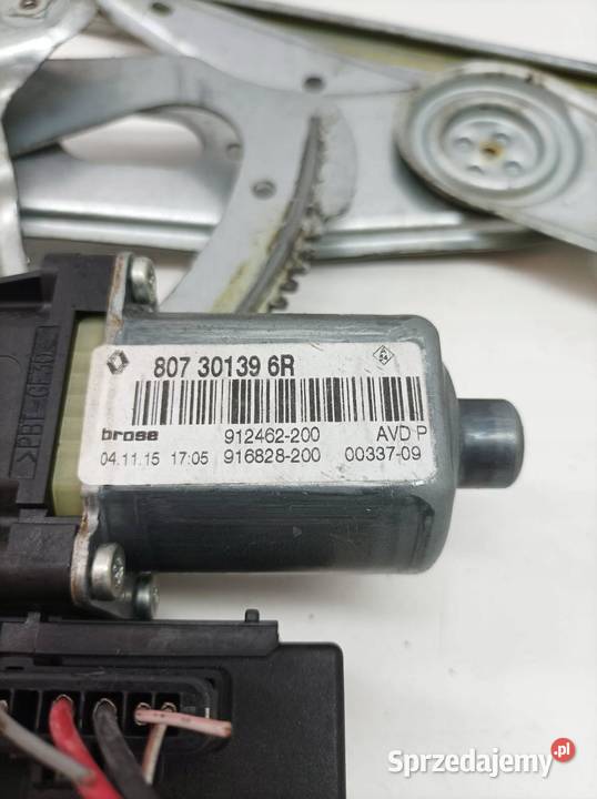 MECHANIZM SZYBY PRAWY PRZÓD 807301396R Renault sprzedam