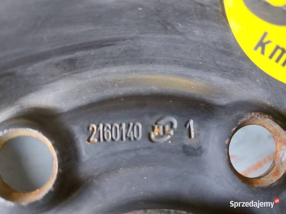 OPEL ASTRA J K koło dojazdowe 1157016 92M 5x105 Kielce