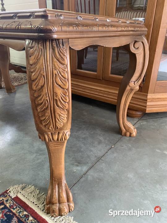 Stylowa ława z kamiennym blatem 130cm warmińsko-mazurskie Ełk