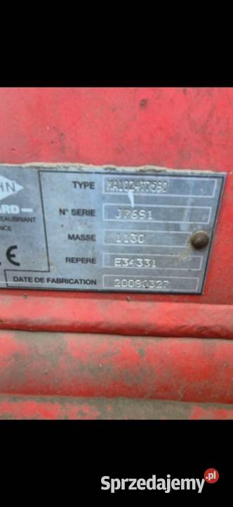 KUHN 5skibowy 311 gotowy do pracy zaraz Golub-Dobrzyń