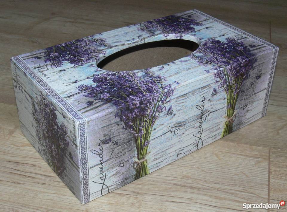 Komplet szkatułka XXL na biżuterię chustecznik Halinów