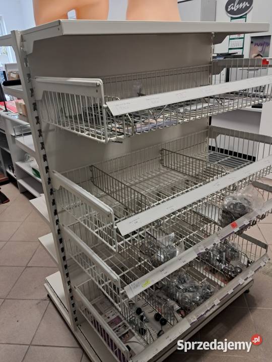 Regał sklepowy dwustronny gondola małopolskie