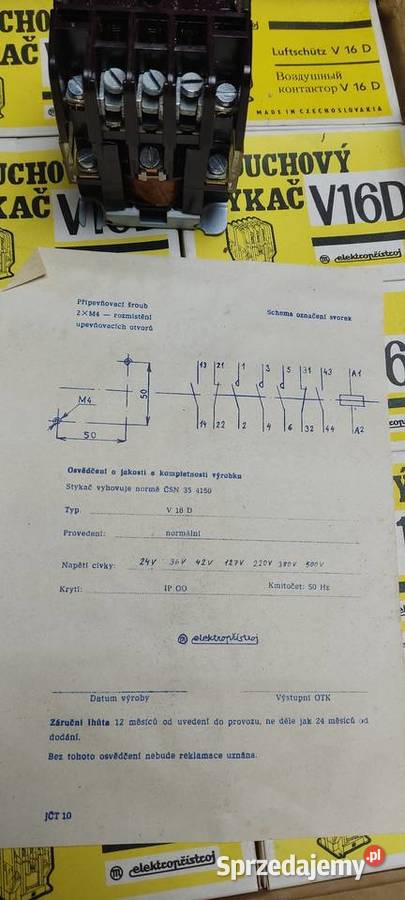 Stycznik V25D 230V śląskie Gliwice sprzedam