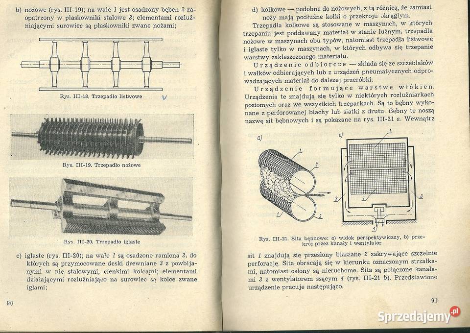 Przędzalnictwo bawełny LMalinowski łódzkie sprzedam