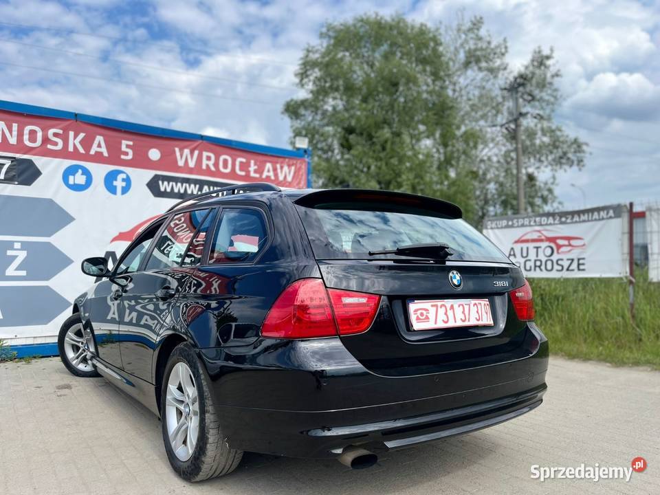 BMW 318i 20 Benzyna 2010 Polift Alufelgi Zadbany nieuszkodzony Seria 3 Wrocław