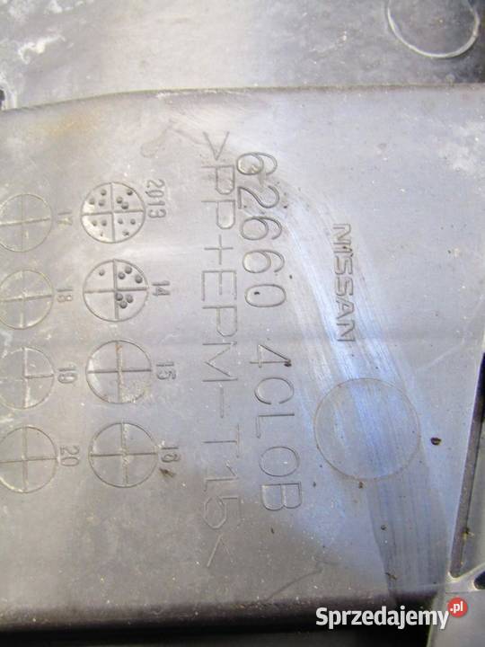 OSŁONA PŁYTA POD ZDERZAK PRZEDNIA PRZÓD NISSAN lubelskie