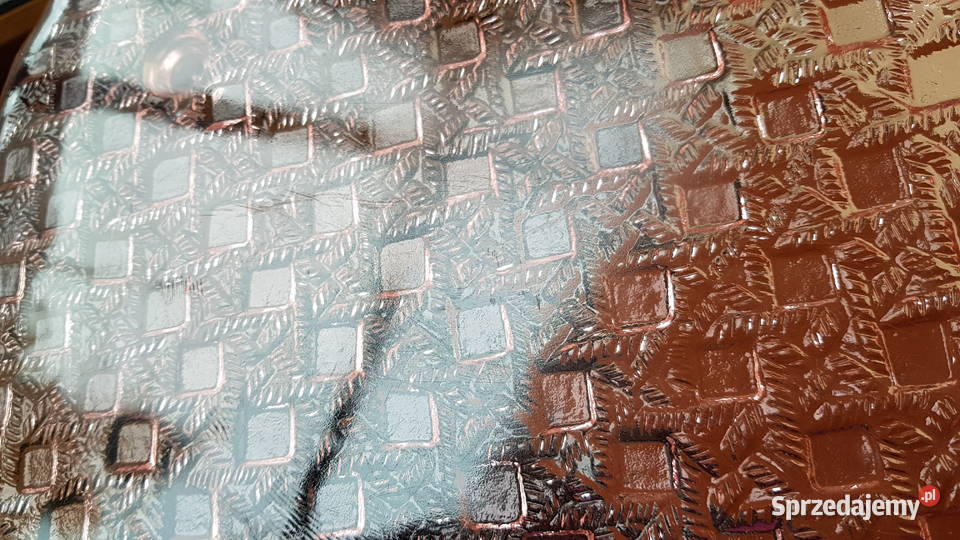 Patera 6 talerzyków Kratka Plecionka Ząbkowice