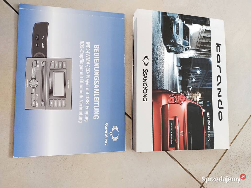 Instrukcja obsługi SsangYoung Korando Bydgoszcz