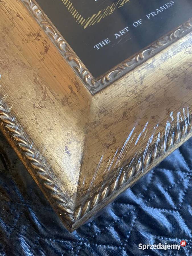 Rama ramka foto obraz stare złoto drewniana Bystrzyca Kłodzka