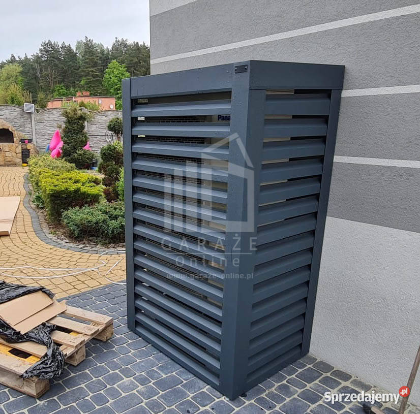 Osłona pompy ciepła 90x50x180 antracyt ID486 sprzedam