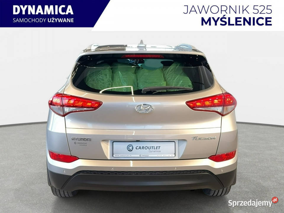 Hyundai Tucson 17CRDI 141 DCT 2016 r Salon kurtyny powietrzne Myślenice