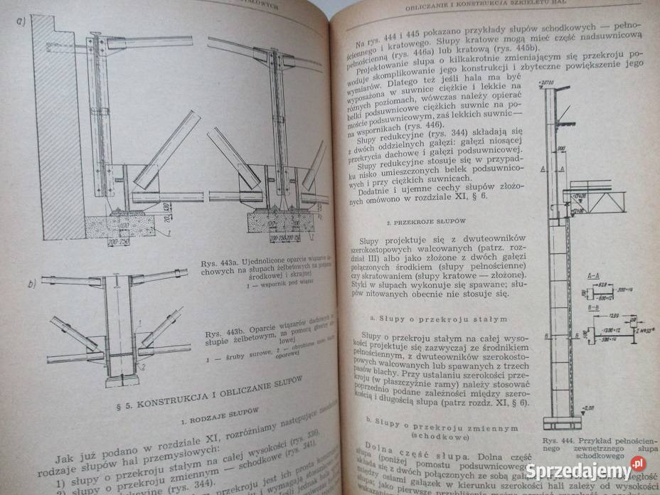 Konstrukcje stalowe 1957Strelecki konstrukcje Łódź