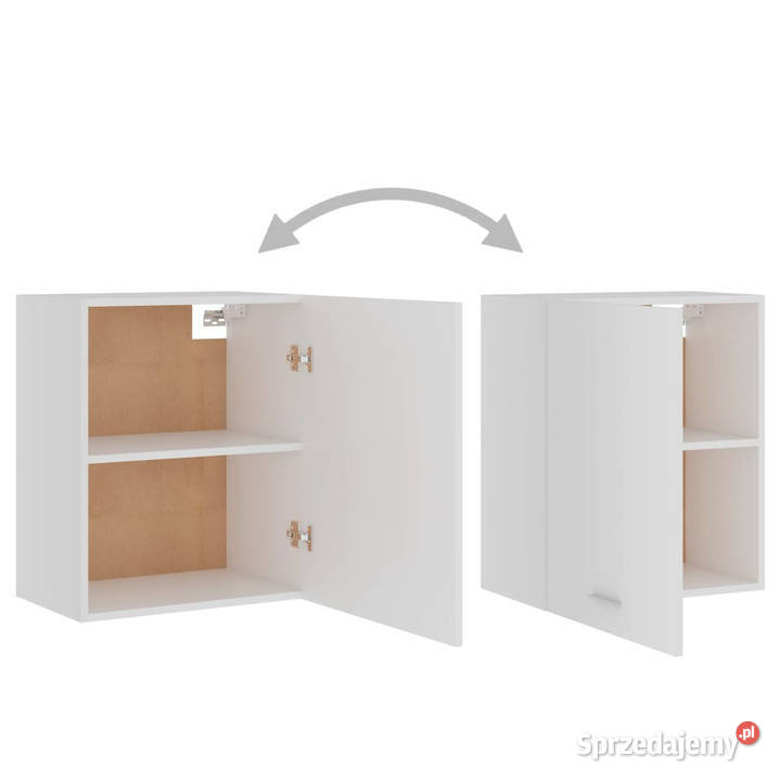 Szafki wiszące 2 białe 50x31x60 WM805078 Warszawa