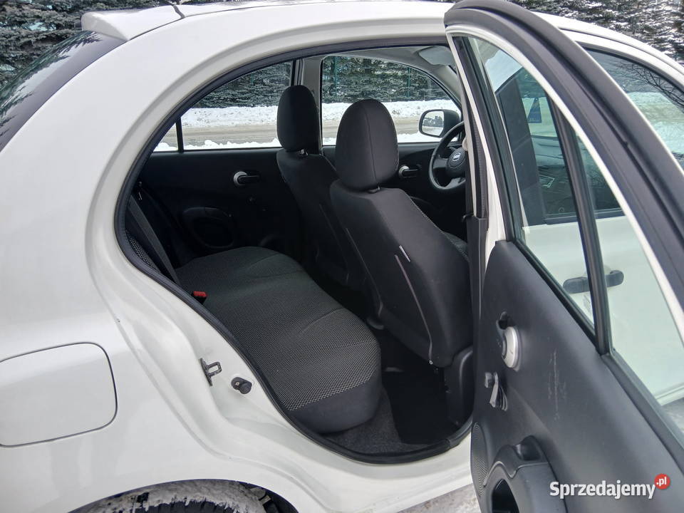 Nissan Micra 2009 biały manualna Ciechanowiec