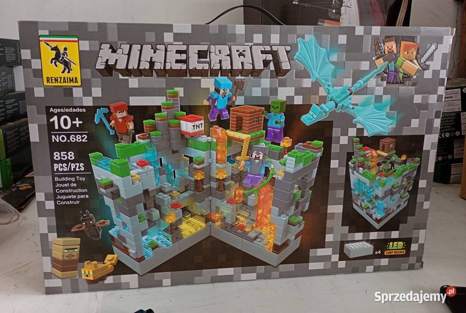 Zestaw Klocków Minecraft Jaskinia z