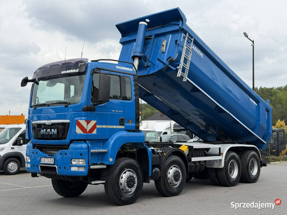 MAN TGS 35440 8x8 Wywrotka TYLNOZSYPOWA CARNEHL elektryczne szyby świętokrzyskie Widełki