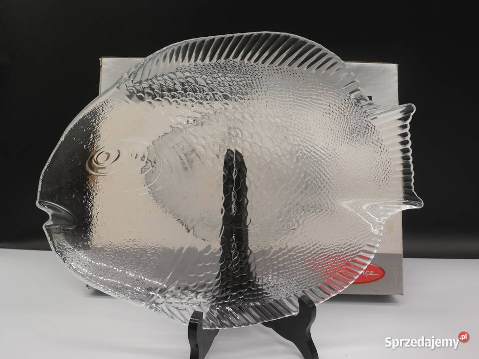 Szklany Półmisek Ryba Pasabahce Kolekcja MARINE Raszków