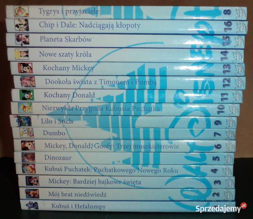 16x DVD Disney Magiczna kolekcja 2005 Kaczor Rzeszów
