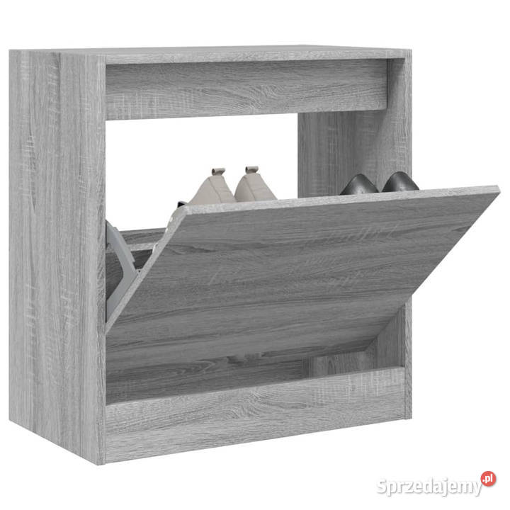 Szafka na buty szary dąb sonoma 60x34x635