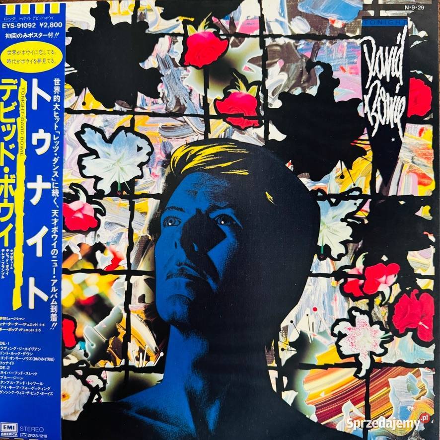 David Bowie Tonight NMM Japan Obi LP 1984 Emi płyta winylowa pomorskie Gdańsk