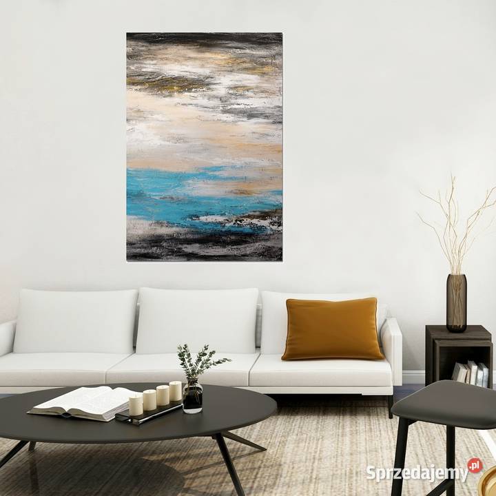 Gold rush 10 abstrakcja nowoczesny obraz ręcznie Malbork
