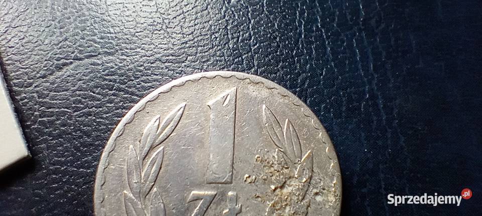 Stare monety 1 złoty 1957 destrukt PRL Polska Lesko sprzedam
